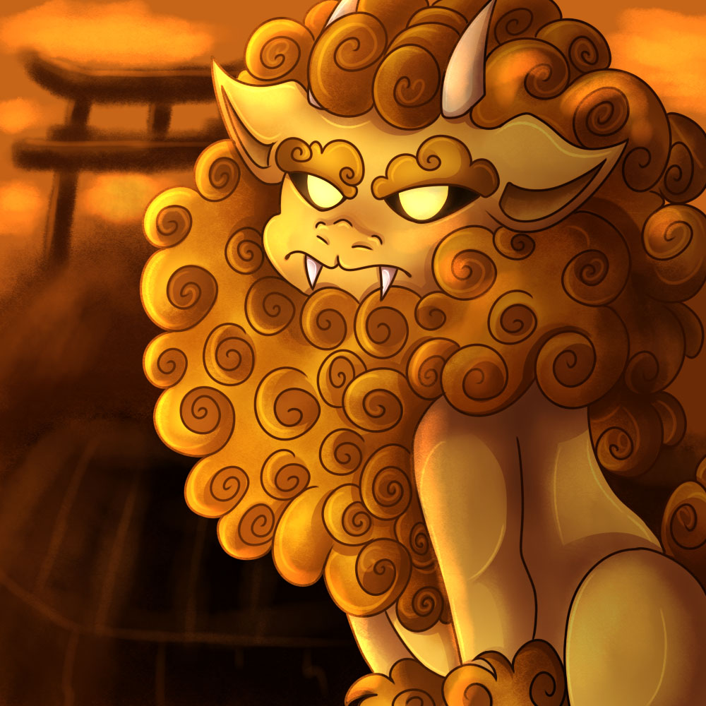 Komainu illustration