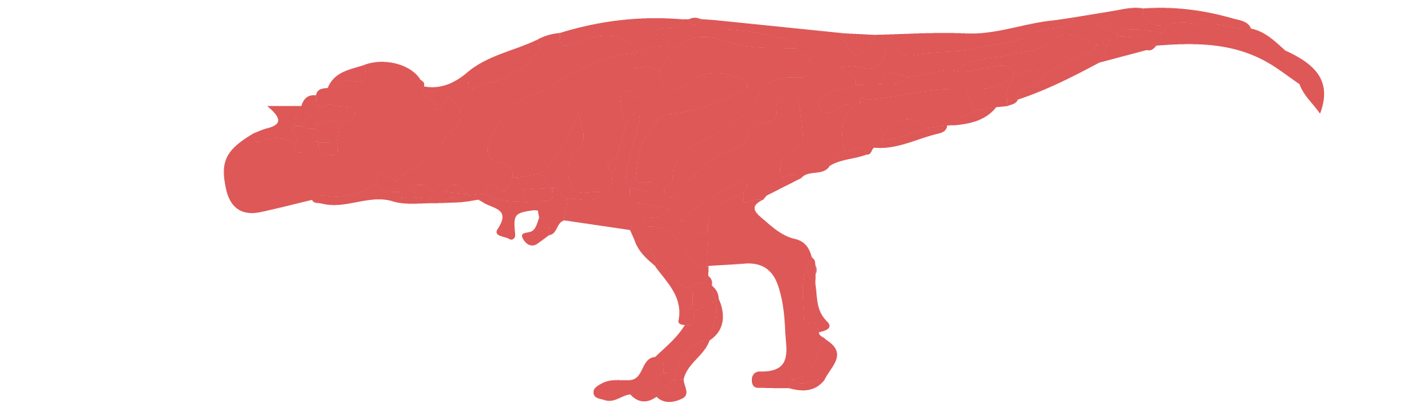 dino czerwony