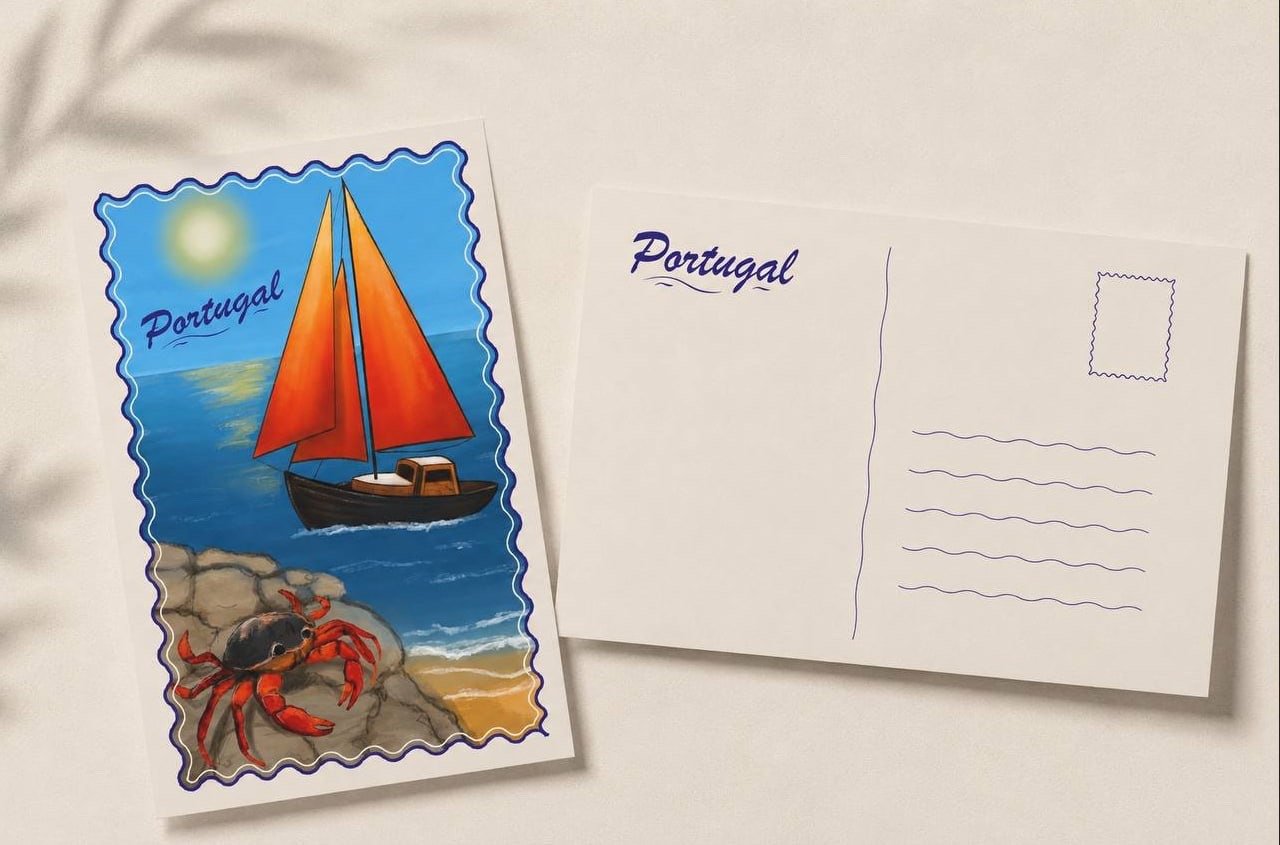 Projekt pocztówki Portugal