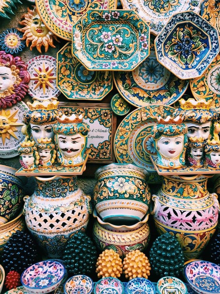 Market stall, Taormina